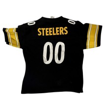 Pittsburgh Steelers #00 Reebok Black Jersey Size M - £27.66 GBP