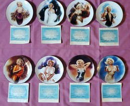 Set of 10 MARILYN MONROE Hamilton Collection &quot;Remembering Norma Jeane  - £70.43 GBP
