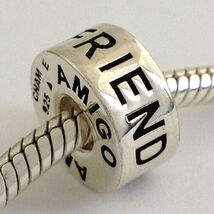 Authentic Chamilia Friend Wheel, Sterling Silver Charm,  GE-14, NEW - €20,39 EUR