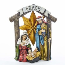 Kurt Adler 7" Resin Peace Holy Family Tblpce - £27.97 GBP