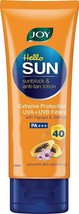 2 x Joy Hello Sun Sunblock &amp; Anti Tan Lotion Sunscreen SPF 40 PA+++,120 ml - £19.51 GBP