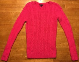 Gap Women&#39;s Pink Wool Blend (27%) Crewneck Sweater - Size: XS - £13.15 GBP