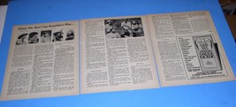 Red Clay Ramblers Pickin&#39; Magazine 3 page Photo Clipping Article  Vintage 1977 - £11.93 GBP