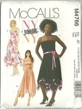 McCall&#39;s Sewing Pattern 4766 Misses Junior Dress Sz 11 12 13 14 15 16 17 18 New - £7.82 GBP