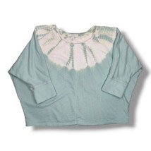 Pure Jill Sweatshirt Women’s Petite Medium PM Blue Tie-Dye Dolman Sleeve Top  - £15.76 GBP