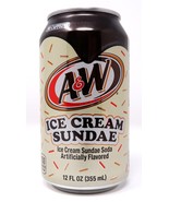 A&amp;W ICE CREAM SUNDAE SODA 1-CAN, SUPER HARD TO FIND LIMITED EDITION - NEW! - $130.34 MXN