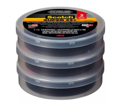 Scotch 7100092424 Super 33+ TM Vinyl Electrical Tape, Black, 3-Pack - $39.00