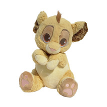 Baby Simba Disney Plush toy The Lion King 10&quot; soft embroidered eyes - £12.02 GBP