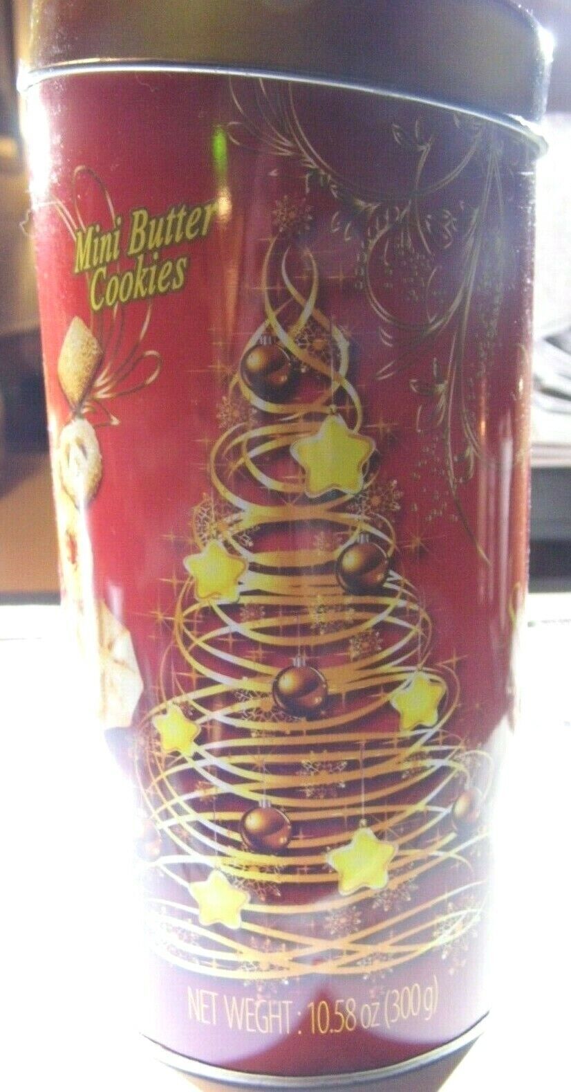 Santa Edwiges Tin Mini Butter Cookies Empty (2 small dents in lid) - $1.79