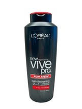 New L&#39;Oreal VIVE PRO for Men Daily Thickening 2-in-1 Shampoo 13 oz. Disc... - £53.50 GBP