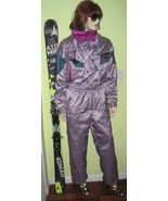 Vintage TOUCH 9 MULTIFUNCTIOAL SWISS Touch  80s 90s WOMEN&#39;S Retro SKI SU... - $85.00