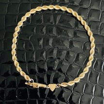 14K Beverly Hills Gold Rope Chain 7” Bracelet New - £373.36 GBP