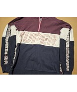 Superdry Flash Sport City Japan Crew 1/4 Zip Sportswear Sweatshirt Pullo... - $19.45