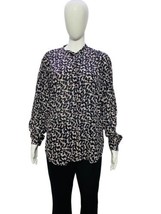 Isabel Marant Etoile Women&#39;s Abstract Printed Blouse Tunic Top Size M 38 - £128.71 GBP