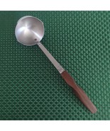 CUTCO Soup Ladle Stainless w/ Brown Wood Handle Double Spout No. 15 Made... - $21.99