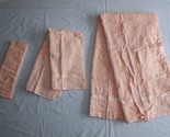 NEW Lot of 3 Royal Velvet Fieldcrest Combed Cotton Towels Peach Glow Was... - $55.00