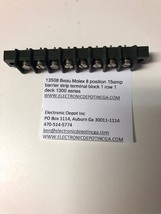 5 pack 13508 Beau Molex 8 position 15amp barrier strip terminal block 1 row 1 de - $27.70