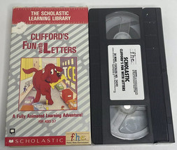 Clifford, The Big Red Dog: Clifford&#39;s Fun with Letters (VHS) - £19.17 GBP