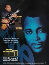 George Benson 1997 Roland Blues Cube Amp ad 8 x 11 amplifier advertisement - $3.60