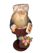 RARE 2001 THE BOMBAY COMPANY Fabriqué SANTA BAKER Statue Figure Home Déc... - $208.05
