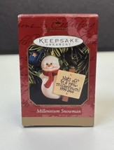 1999 Hallmark Keepsake Ornament Millennium Snowman - £3.52 GBP