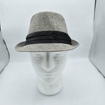  Men’s Simplicity Designed in Italy 100% Straw Fedora Hat Small Womens - £11.54 GBP