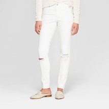 Women&#39;s High-Rise Destructed Stain Repel Jeggings - Universal Thread Whi... - $24.99