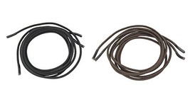 STRETCH Shoelaces for Dress Shoes (2 pairs: Brown &amp; Black, 27&quot;) - NO TIE - £6.31 GBP