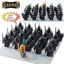 21pcs/set Ancient Rome Era Gladiatus the Dark Crusaders Knight Minifigures - £31.38 GBP