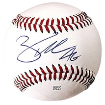 Brad Miller Tampa Bay Rays Signed Baseball Texas Rangers Autograph Ball ... - $58.79