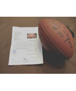 JIM TAYLOR GALE SAYERS PACKERS BEARS HOF SIGNED AUTO WILSON SB FOOTBALL ... - $683.44 CAD