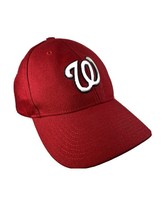 Washington Nationals Red Baseball Cap Hat MLB Adjustable - £5.32 GBP