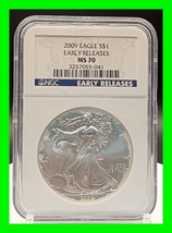 Early Releases 2009 $1 American Silver Eagle NGC MS70 - £158.18 GBP
