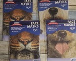 Four (4) Unibody ~ Soft Stretch ~ Face Masks ~ One Size ~ Animal Masks ~... - £11.76 GBP