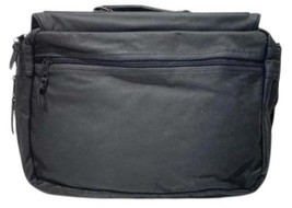 Vtg Tokyo Disneyland Disney Black Leather 1996 Toontown Project Team Laptop Bag image 9