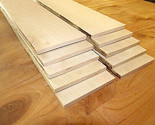 10 THIN SANDED KILN DRIED PERSIMMON 12&quot; X 3&quot; X 1/8&quot; LUMBER WOOD SCROLL SAW - £31.69 GBP