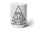 Happy camper 15oz ceramic mug custom travel van logo adventure adventure nature thumb155 crop