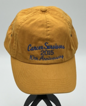 Dad Hat Golf Cap Adjustable Cancer Survivors 2015 Embroidered Strapback - $12.55