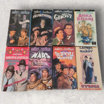 Vintage VHS Tape Abbot &amp; Costello Laurel &amp; Hardy Lot of 8 Movies Classics - £14.72 GBP