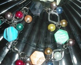 Multi Sea Shell Charm Bracelet - $8.99