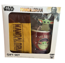 Star Wars The Mandalorian Gift Set Bundle Din Djarin Coffee Mug Socks Ke... - $25.73