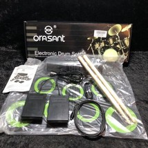 ORASANT Real-Effect Rechargeable Portable Electronic Drum Set, Multi-Fun... - £38.93 GBP