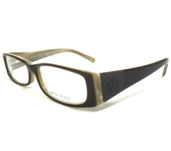 Anne Klein Eyeglasses Frames AK 8058 159 Brown Beige Rectangular 54-14-135 - £40.13 GBP