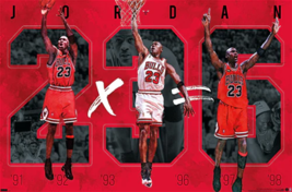 Michael Jordan Vintage Print On 12X8IN METAL SIGN NBA BASKETBALL BULLS M... - $24.74