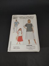 VTG 1989 Simplicity 9211 Nancy Heller Women Top Pants Skirt Size A All S... - £4.08 GBP
