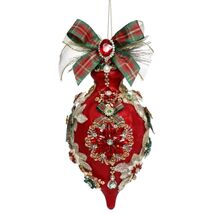 Mark Roberts Christmas 2024 King's Jewel Fancy Finial Ornament 8" Red Fr... - $125.95 Mark Roberts Christmas 2024 King's Jewel Fancy Finial Ornament 8" Red Fr... - $125.95
