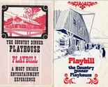 3 Country Dinner Playhouse Playbills Dallas Texas 1970&#39;s - £18.79 GBP