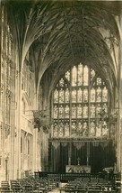 RCCP Postcard England O002 Gloucester Cathedral Stained Glass Window Interior UK - $5.94