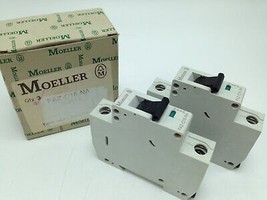 NEW Moeller FAZ-C16-NA 1-Pole Circuit Breaker 16Amp, 240VAC Lot of 2 - $27.40