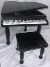 Musical Grand Piano With Bench. Plays ‘If You Love Me’ - $12.44